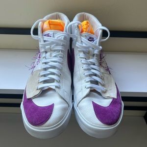 Nike Zoom Blazer Mid Edge SB 'White Viotech'